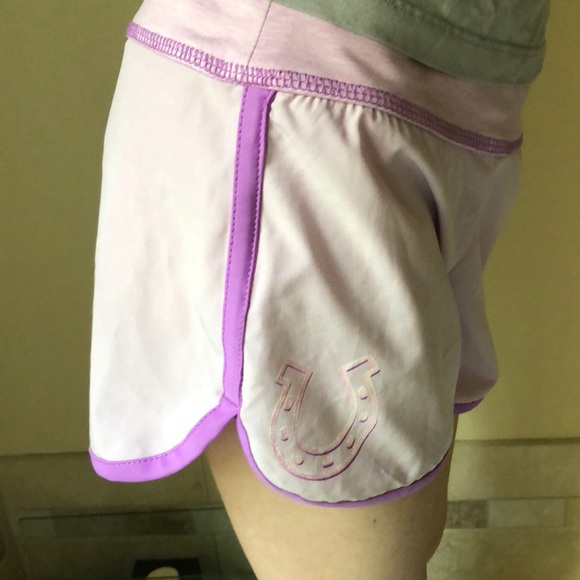 Light Purple sport shorts from Justice - Picture 2 of 4